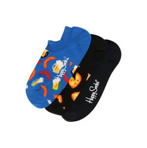 Happy Socks Ponožky 'Junk Food No Show'  zmiešané farby / námornícka modrá / modrá / čierna