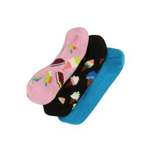 Happy Socks Ponožky 'Ice Cream'  svetloružová / čierna / modrá / biela / kiwi