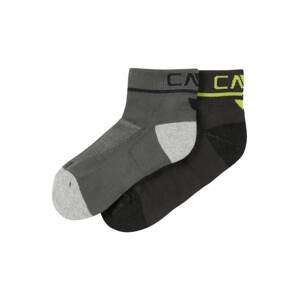 CMP Ponožky  antracitová / kamenná / sivá melírovaná / žltá