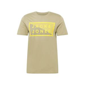 JACK & JONES Tričko 'Shawn'  žltá / svetlozelená
