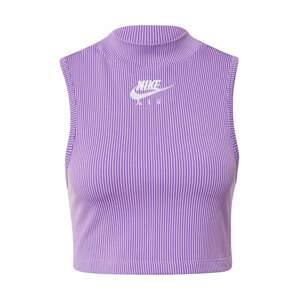 Nike Sportswear Top  fialová / biela / levanduľová