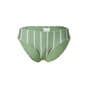 ROXY Bikinové nohavičky  zelená / biela