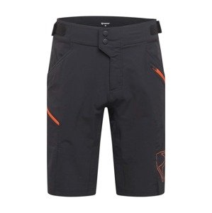 ZIENER Športové nohavice 'NEONUS'  oranžová / čierna