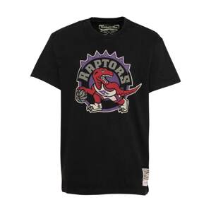 Mitchell & Ness T-Shirt  čierna / burgundská / tmavofialová