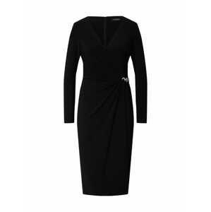 Lauren Ralph Lauren Kokteilové šaty 'KINA'  čierna