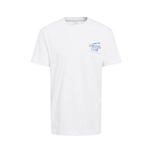 Libertine-Libertine Shirt 'Beat Lobster Club'  biela / modrá