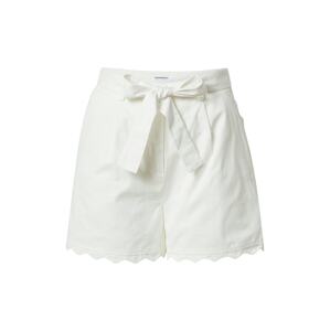 GLAMOROUS Plisované nohavice  biela