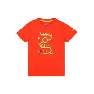 CMP Funkčné tričko  ohnivo červená / žltá / zmiešané farby