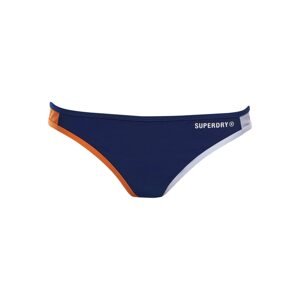 Superdry Športové bikinové nohavičky  námornícka modrá / biela / oranžová