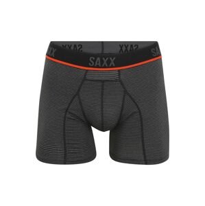 SAXX Športové nohavičky  sivá / čierna / oranžová