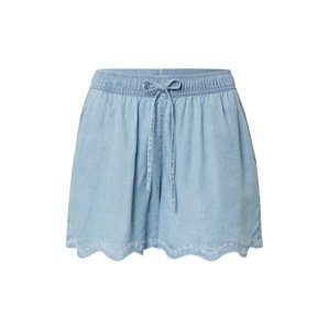 VILA Shorts  modrá / biela