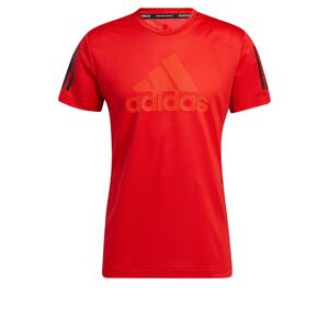 ADIDAS PERFORMANCE Funkčné tričko  červená / čierna / svetlooranžová