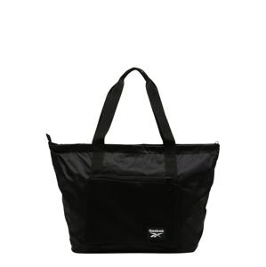 Reebok Sport Športová taška 'Tech Style'  čierna / biela