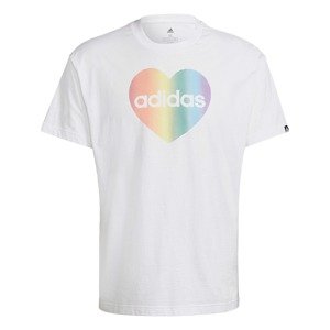 ADIDAS PERFORMANCE Funkčné tričko  biela / svetlofialová / svetlomodrá / limetková / svetločervená