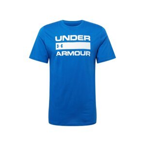 UNDER ARMOUR Funkčné tričko 'Team Issue'  biela / kráľovská modrá
