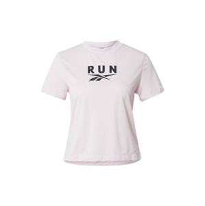 Reebok Sport Funkčné tričko  ružová / čierna