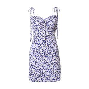 GLAMOROUS Letné šaty  fialová / modrofialová / biela / ružová