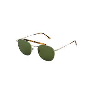 LACOSTE Slnečné okuliare 'L241S'  strieborná / zelená
