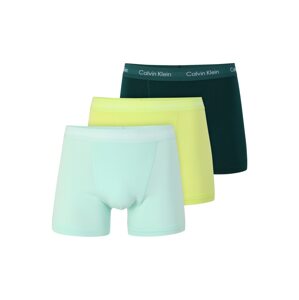 Calvin Klein Underwear Boxerky  tmavozelená / svetlomodrá / žltá / biela