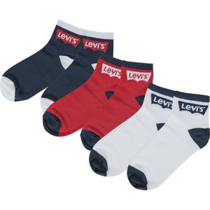 LEVI'S Ponožky  červená / tmavomodrá / biela / púdrová