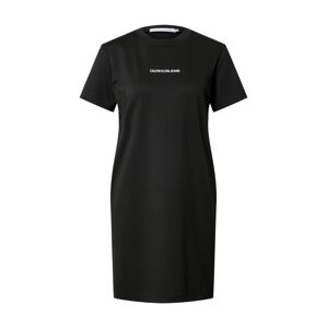 Calvin Klein Jeans Šaty 'MILANO'  čierna / biela