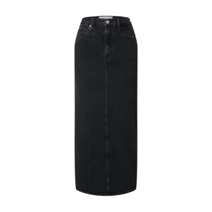 Calvin Klein Jeans Sukňa  čierny denim