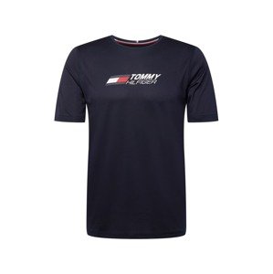 Tommy Sport Funkčné tričko  námornícka modrá / biela / červená