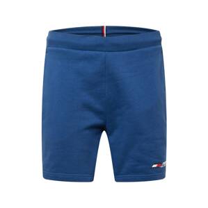 Tommy Sport Športové nohavice  modrá / námornícka modrá / biela / červená