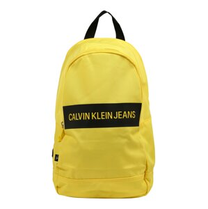 Calvin Klein Jeans Batoh  neónovo žltá / sivá / čierna