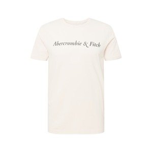 Abercrombie & Fitch Tričko  pastelovo ružová / čierna / biela