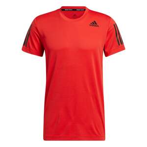 ADIDAS PERFORMANCE Funkčné tričko 'Warrior'  červená / čierna