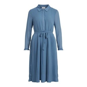 VILA Košeľové šaty 'Blossoms'  dymovo modrá