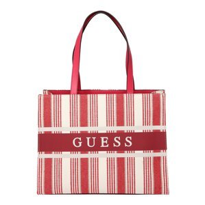GUESS Shopper 'MONIQUE'  červená / prírodná biela / svetlosivá