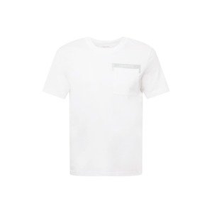 Calvin Klein Tričko  biela / sivá