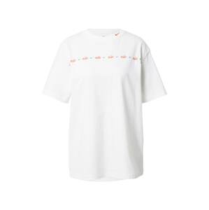 Nike Sportswear Tričko  biela / oranžovo červená / nefritová