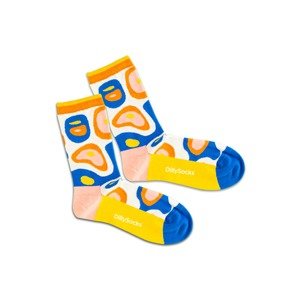 DillySocks Ponožky 'Island Dream'  modrá / žltá / oranžová / ružová / biela