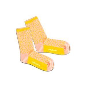 DillySocks Ponožky 'Sunshine Leopard'  zlatá žltá / ružová