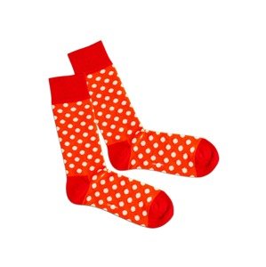 DillySocks Ponožky 'Whiteout'  červená / svetločervená / biela