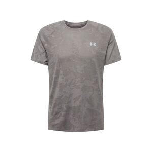 UNDER ARMOUR Funkčné tričko 'Streaker'  sivá / sivobéžová