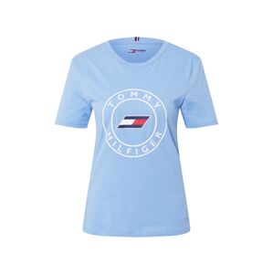 Tommy Sport Funkčné tričko  svetlomodrá / biela / námornícka modrá / červená