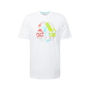 ADIDAS PERFORMANCE Funkčné tričko 'Badge of Sport'  svetlomodrá / svetlozelená / červená / biela