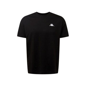 KAPPA Funkčné tričko 'Veer'  čierna / biela