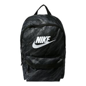 Nike Sportswear Batoh  čierna / biela / sivá