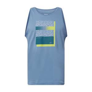 Reebok Sport Funkčné tričko  modrá / biela / žltá