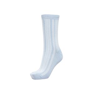 SELECTED FEMME Ponožky 'Lana'  svetlomodrá / biela