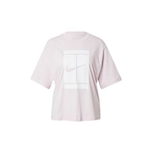 NIKE Funkčné tričko 'Court'  svetloružová / biela