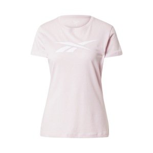 Reebok Sport Funkčné tričko  ružová / biela