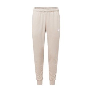 Nike Sportswear Nohavice  krémová / biela