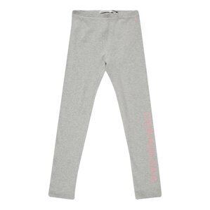Calvin Klein Jeans Legíny  sivá melírovaná / ružová