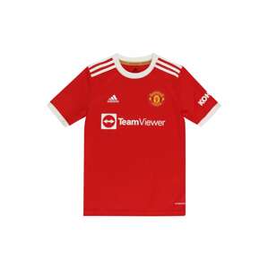 ADIDAS PERFORMANCE Funkčné tričko 'Manchester United 21/22'  červená / biela / žltá